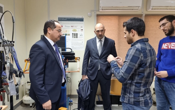 Al-Quds Academy for Scientific Research visits the German Jordanian University 